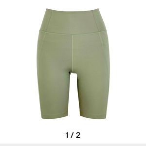 Girlfriend collective high rise bike short L